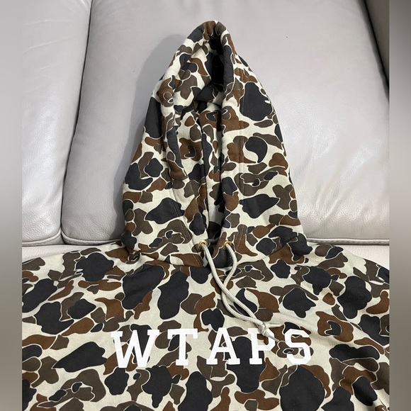 NWT - WTAPS Men’s Relaxed Fit Camo Hoodie - Made in Japan - Size 2 / US M - Picture 6 of 13